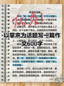 掌声作作文600字初一