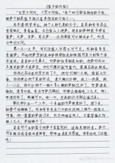 家乡的优秀作文风俗作文600字(精选5篇)