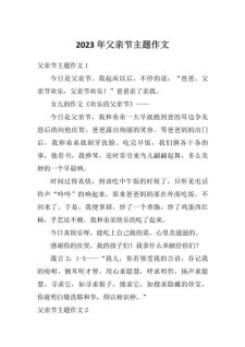 爸爸父亲节快乐作高中作500字（优秀4篇）
