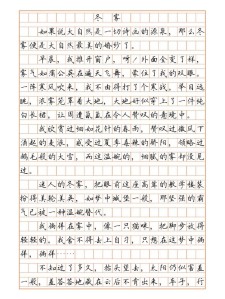 美丽的作文素材雾凇作文600字