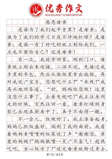 母亲节感恩母亲的小学作500字作文（精选6篇）