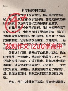 2023我的高中作发现小学生作文精选13篇