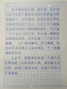元宵节作小学作500字(精选5篇)
