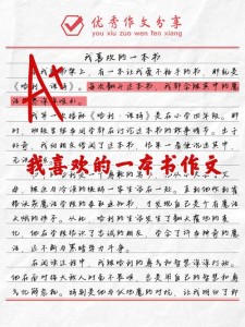 我最喜欢的作文大全一本书作文700字