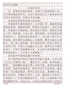 小年作文800字高中一年优秀作文优秀作文