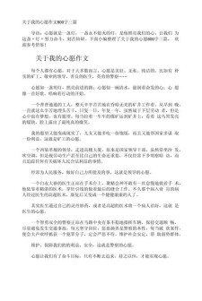 心愿作中考作文800字初三叙事
