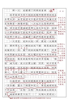 试卷分析作小升初作文600字初一精选