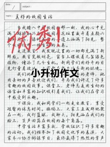 2022初二作文难忘的小升初作文决定范文（通用6篇）
