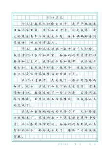 2022大扫除作文500字五年小学作精选