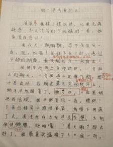 小学三年大学作白云作文6篇
