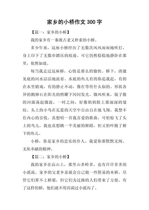 2017年广东高考满分作文：优秀作文小桥流水人家