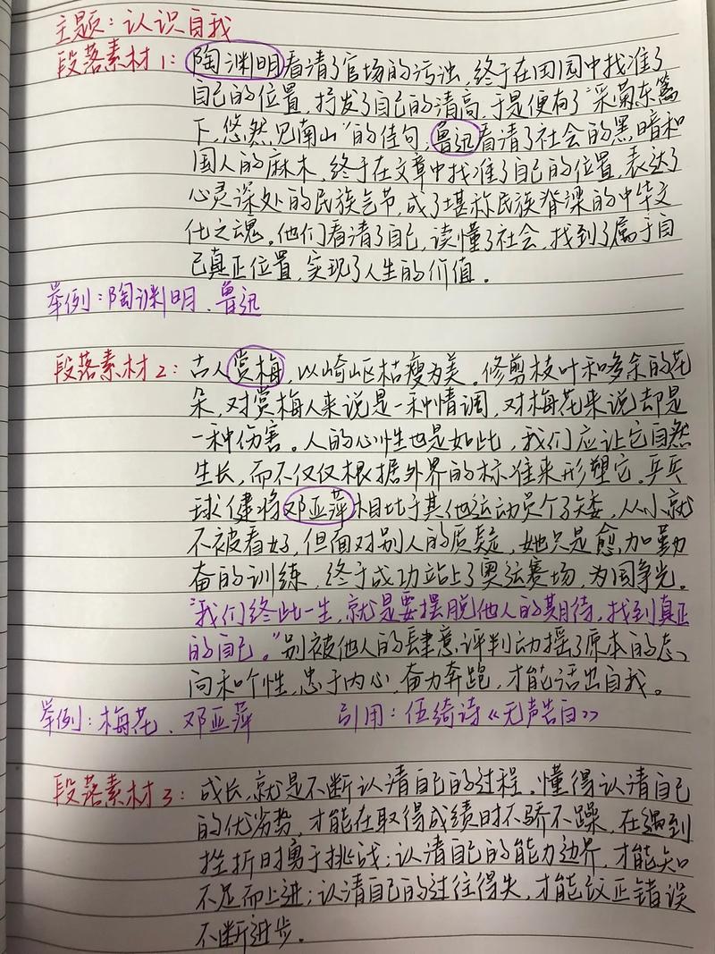 关于认识自我的高中作作文范文