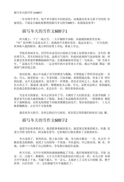 冬天的中考作文阳光作文600字左右(通用6篇)