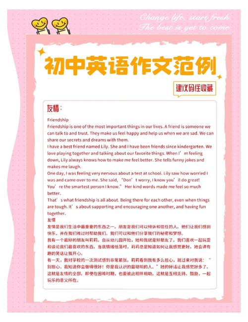 2022七年初中作英语作文范文（精选5篇）