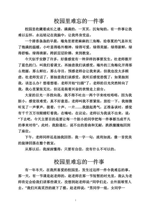 一件难忘的作文网事作文(精选6篇)