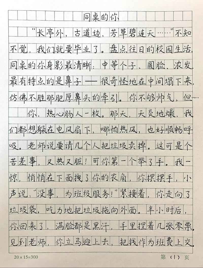 与你在一起作小升初作文600字初二精选