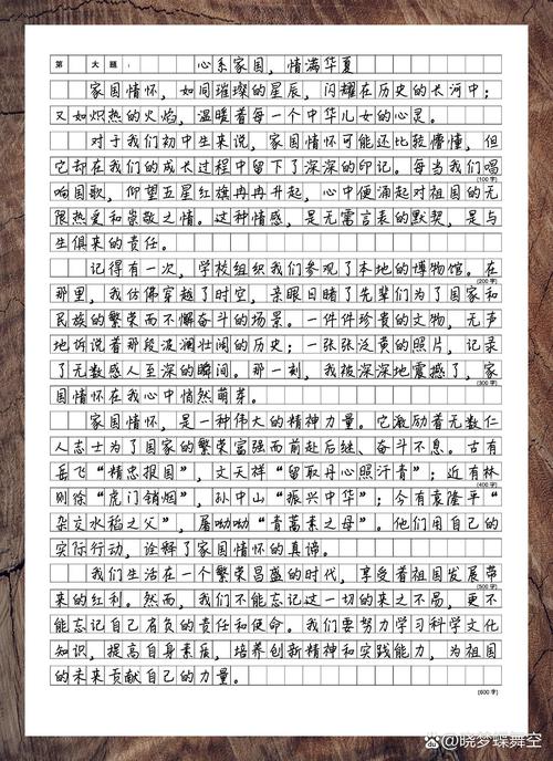 中考抒怀作作文网