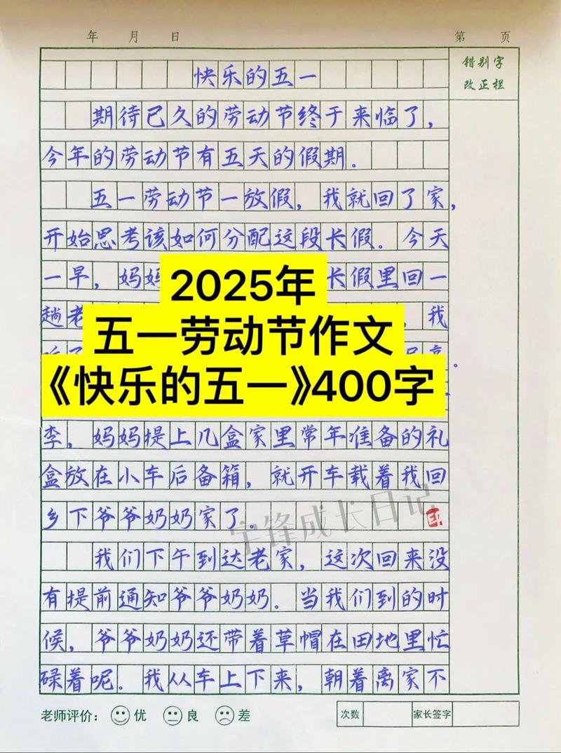 六年优秀作文五一国际劳动节作文500字（通用合集）