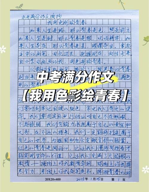 关于青春的作文网作文400字左右初中