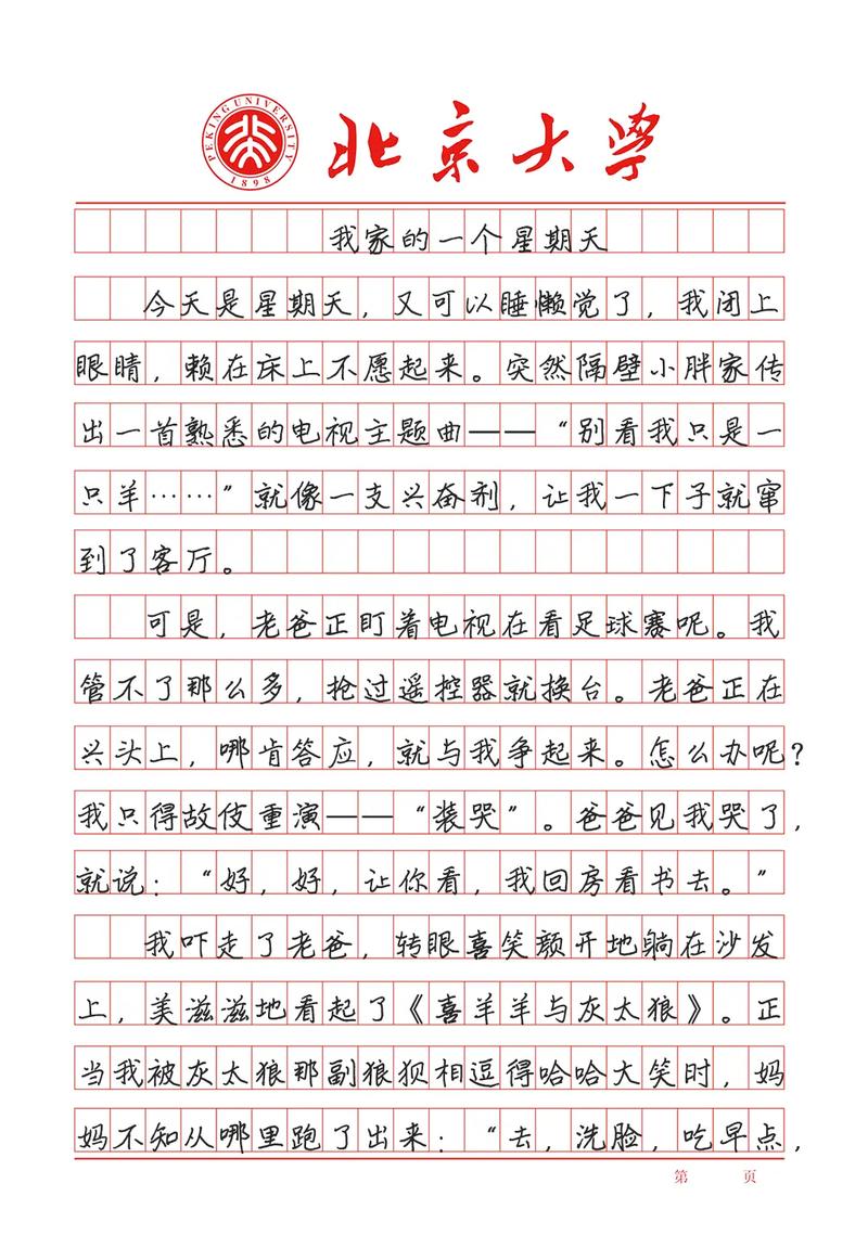 [收藏]六年小升初作文期末考试作文模板系列