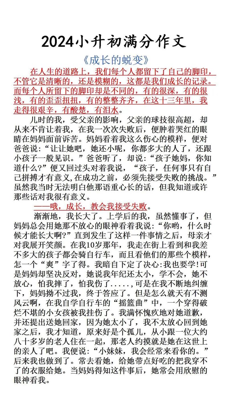 作小升初作文高一期中考试考试总结(精选5篇)