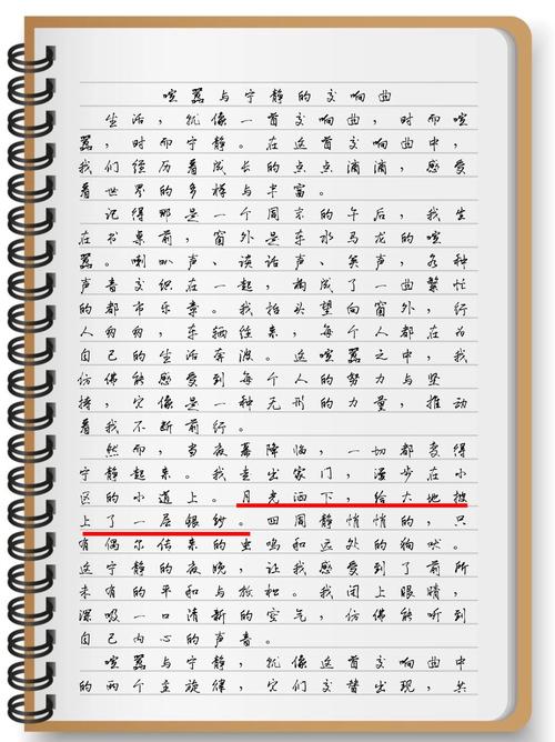 关于宁静作看图作文