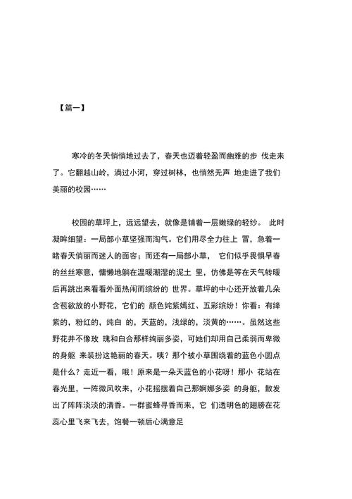 关于春天的作文作文800字高中
