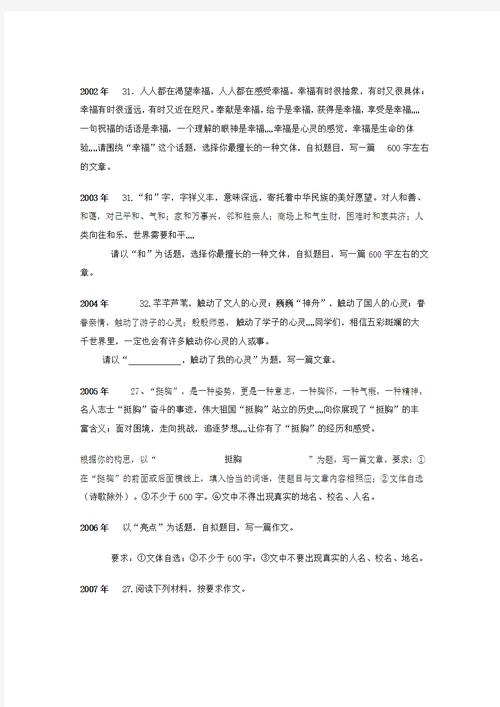 全国各省2018年高考作作文题目汇总