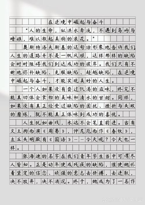 2017年高考海南满分作文:文人的中考作文傲骨