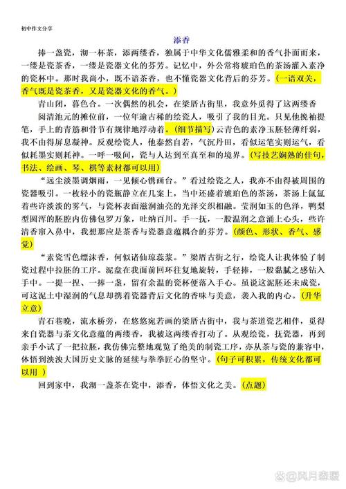 三年中考作文传统文化作文