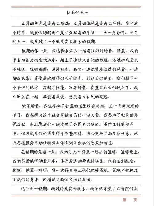 2020不一样的高考作文五一作文初中
