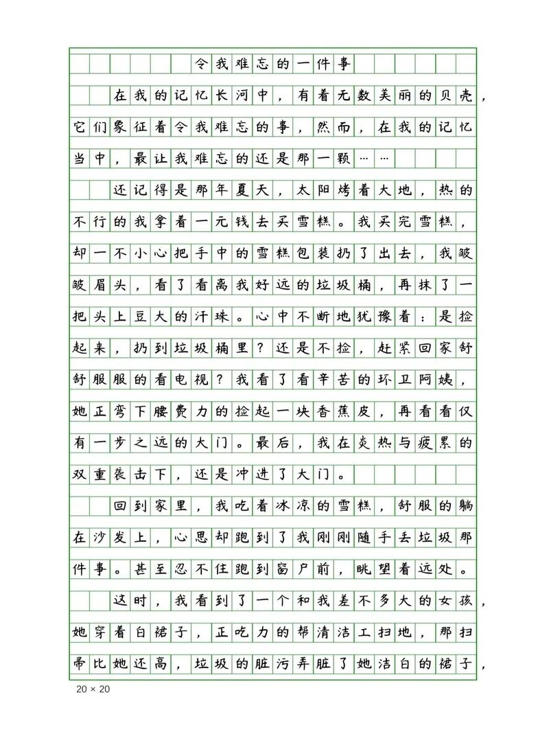 一件难忘的中考作文事作文500字初中