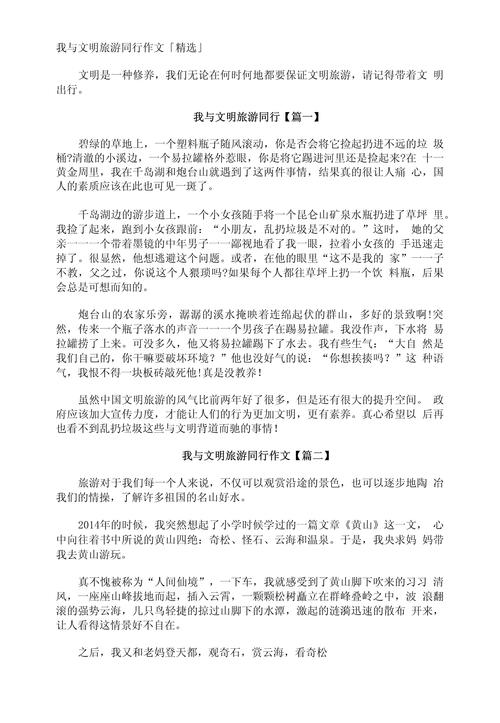 与文明相伴八年作文大全作文750字