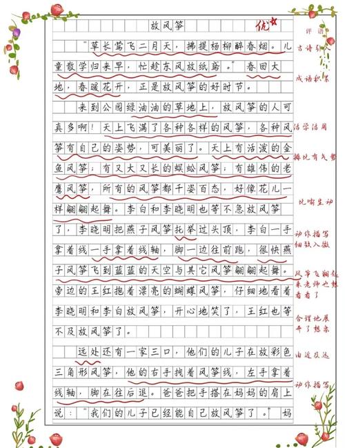 五年级放风筝的作文作文500字（优秀7篇）