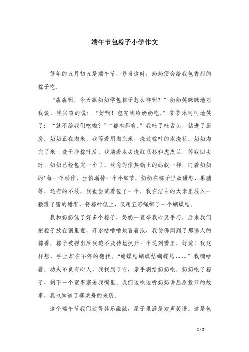 五年级有趣的作文素材端午节作文500字（精选6篇）