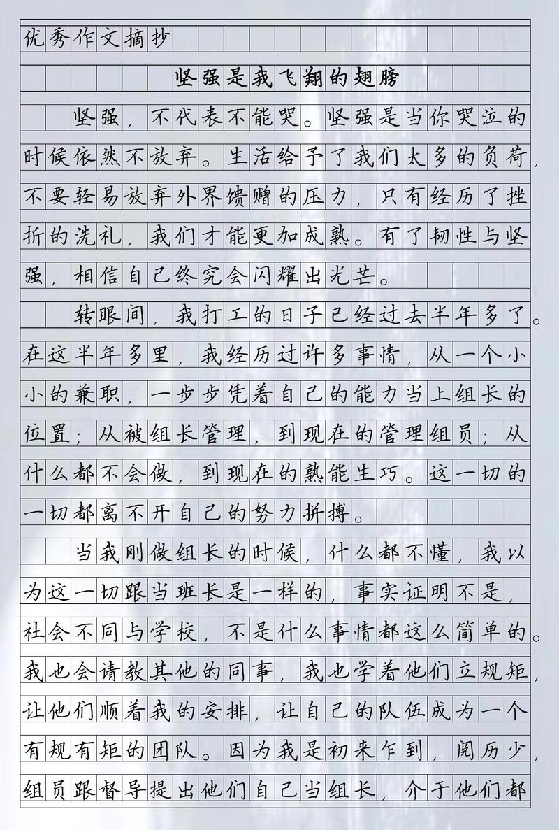 坚强的高中作残疾人作文大全