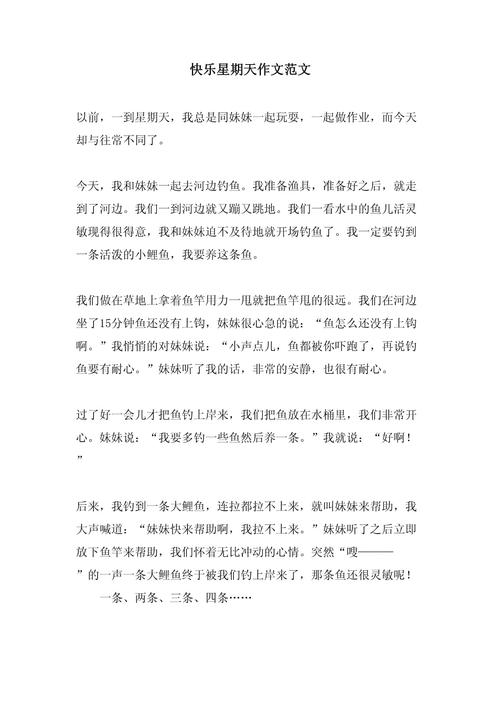 小学生作高中作快乐周末600字通用