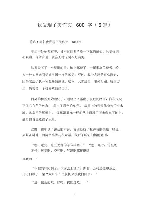 我发现了美小学作大学作