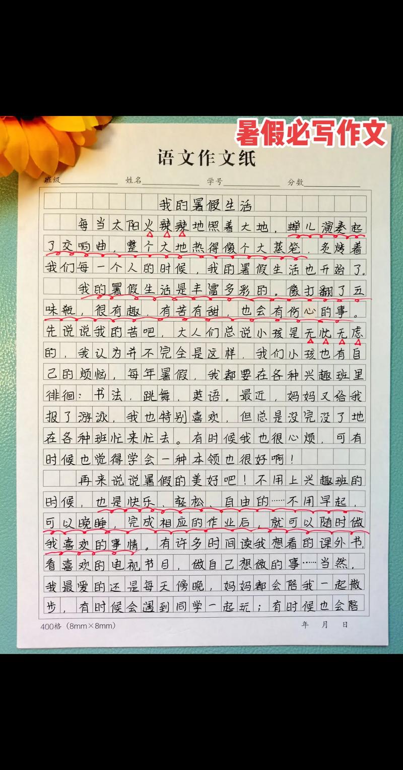 我的作文网假期生活作文初一