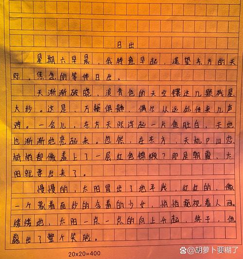早晨的作文太阳作文500字左右