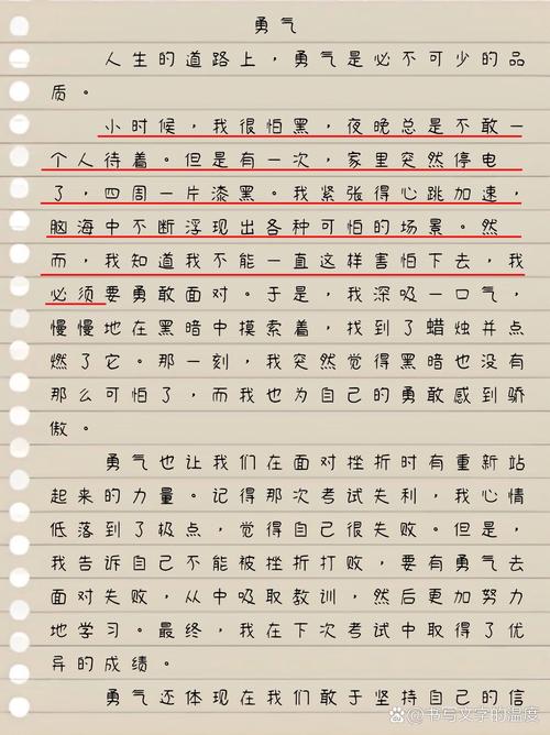 有关勇气的高中作初一作文（精选4篇）