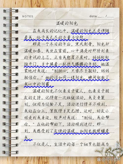 温暖的初中作阳光700字作文