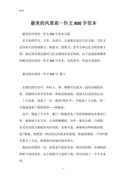 满分作文：用心绽放最美的高中作风景