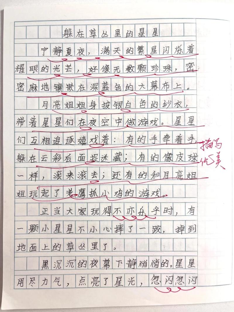 联想小学作看图作文