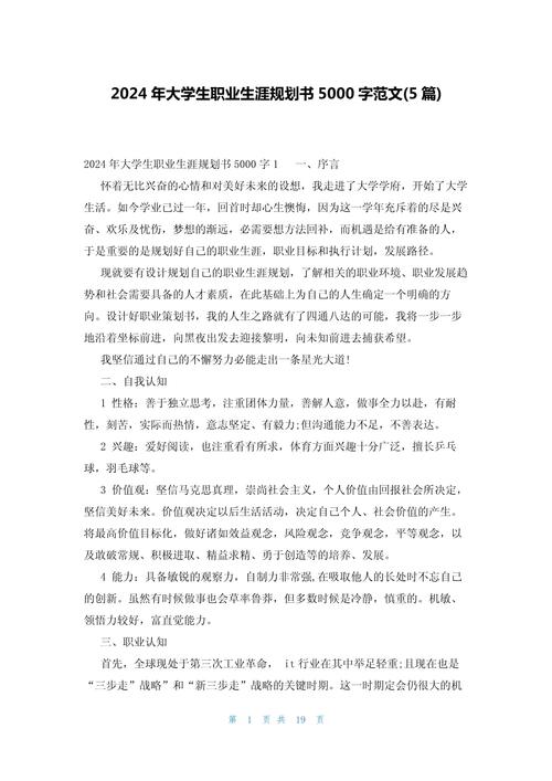 谈谈自己的大学作职业理想
