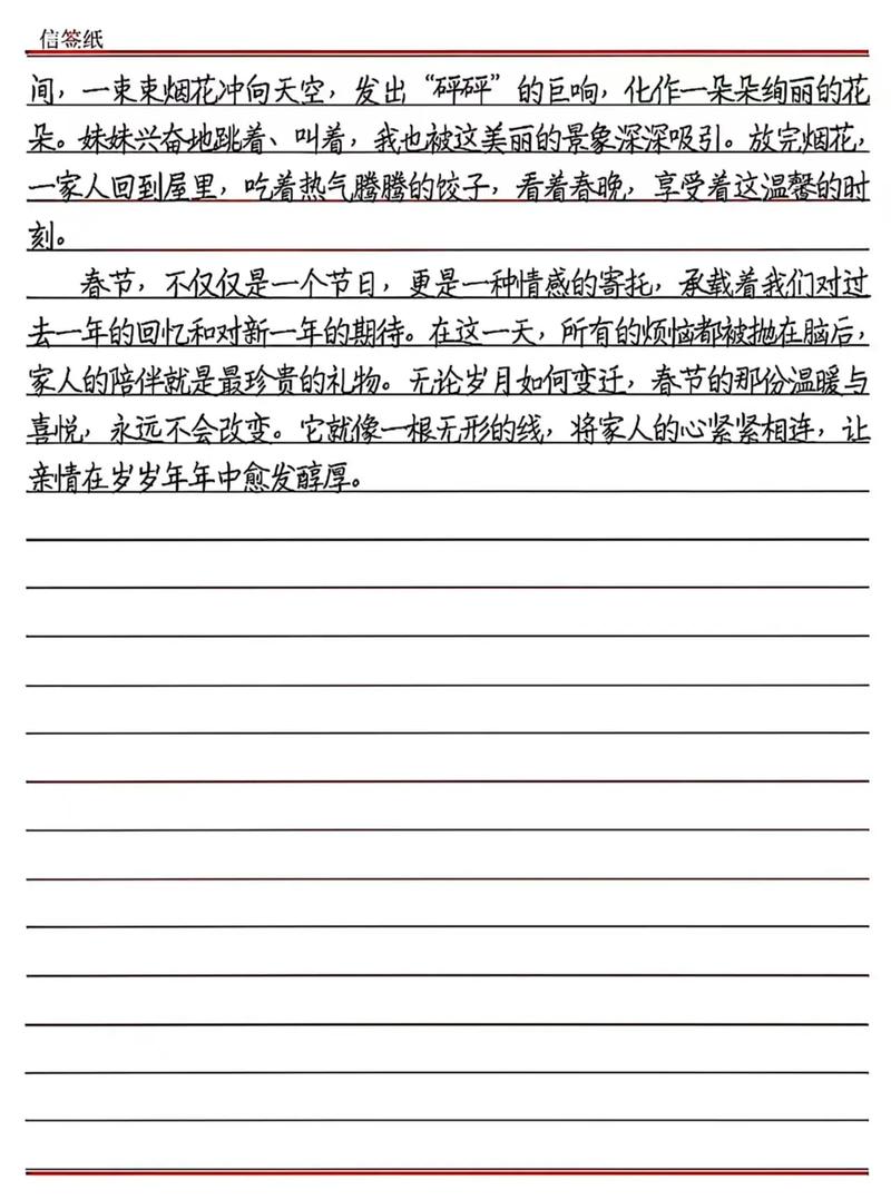 过年高中叙事作中考作文