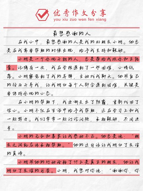 小学我最想感谢的初中作人400字作文（个人通用）