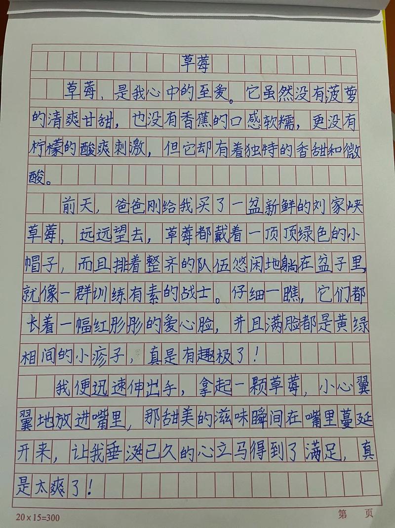 描写水果二年高考作文作文合集