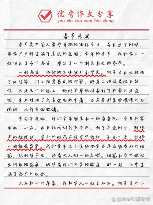 春节见闻600字作作文初中范文（精选5篇）