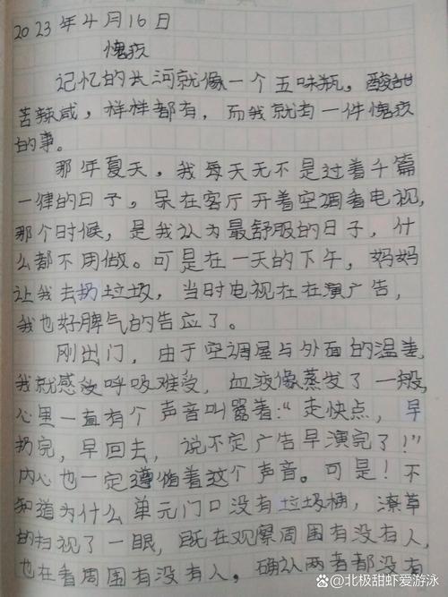有关我问心无愧作优秀作文